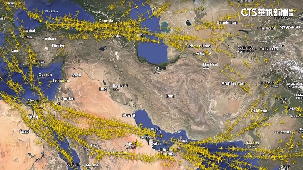 美空襲伊朗！中東空域緊張升高　航班持續繞道