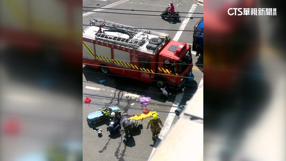 未禮讓！女騎士撞消防車腿骨折　肇責有待釐清