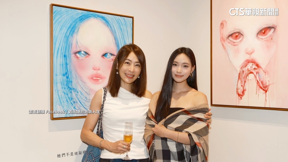 小S女兒畫作網友意見兩極　賈永婕發文力挺「掛辦公室」