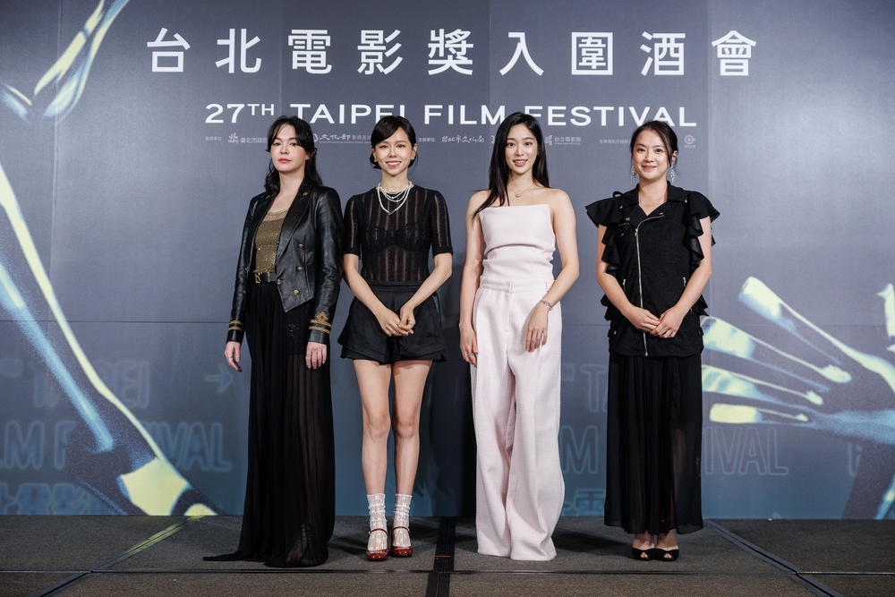 影后入圍者左至右為張榕容、夏宇喬、江齊、高伊玲。