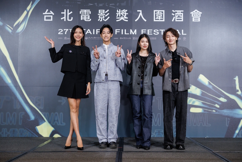 最佳新演員提名者左至右為黃珮琪　劉修甫、梁湘華、林政勳。