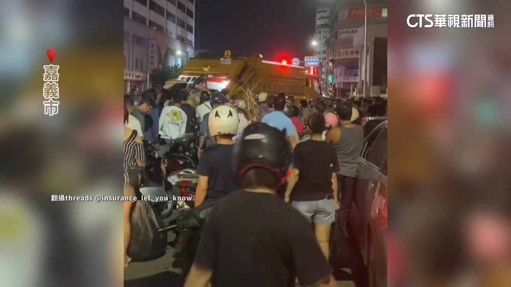 颱風重創嘉義！災後丟毀損物品　上百人等垃圾車