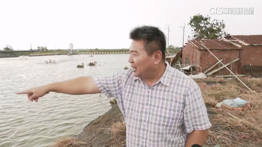 丹娜絲暴風掃嘉義毀魚塭！　養殖漁業者嘆：歷年來最嚴重
