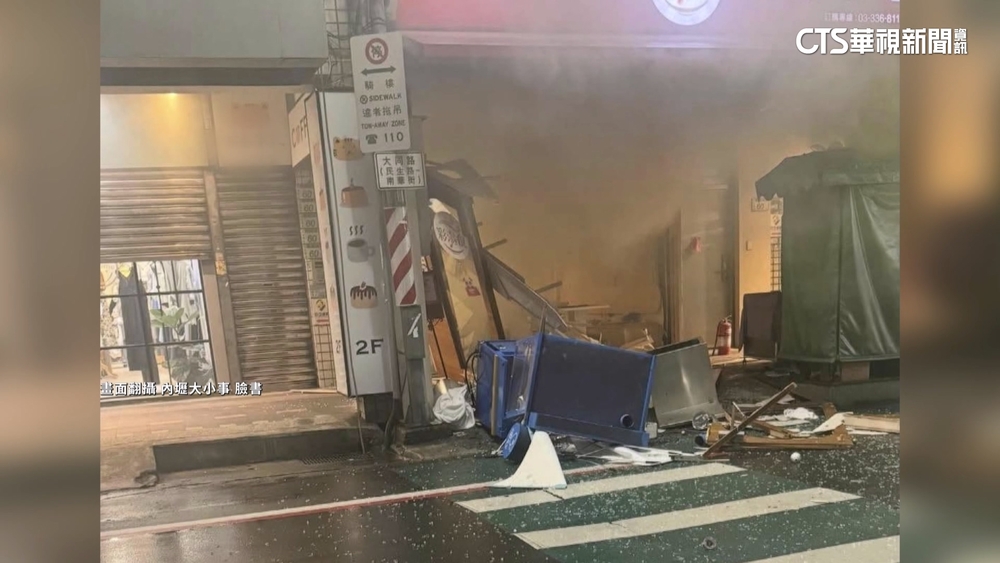 桃園餐廳氣爆1男重傷送醫　目擊者：餘悸猶存