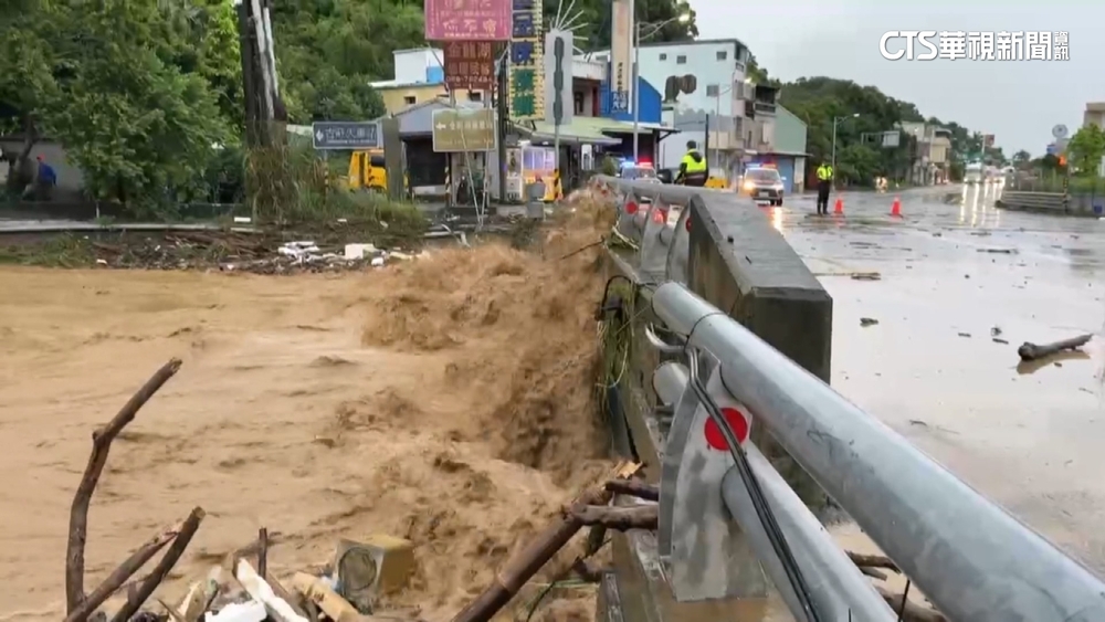 超大豪雨猛炸台東 達仁、大武2鄉緊急停班課