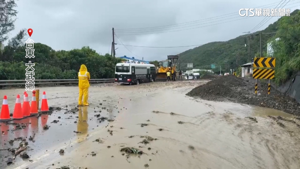 台東大武暴雨致災！　警備車陷泥流.尚武村民急撤離
