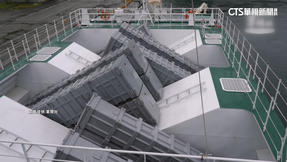 漢光第二天「平戰轉換」　海巡萬里艦掛載雄風反艦飛彈