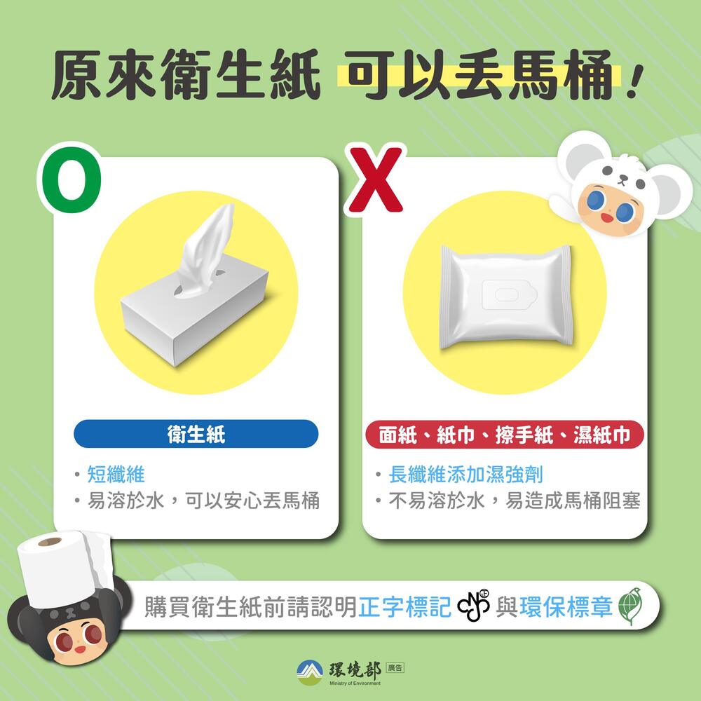 衛生紙安心丟馬桶！ 彭啓明曝「不阻塞原因」：相信科學