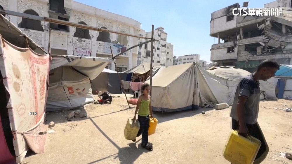 人間煉獄！　熱浪襲加薩走廊　難民苦不堪言