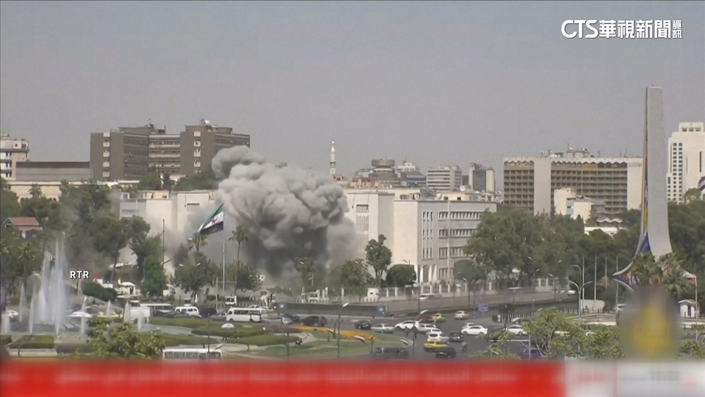 以軍空襲敘利亞首都　國防部大爆炸釀3死.34傷