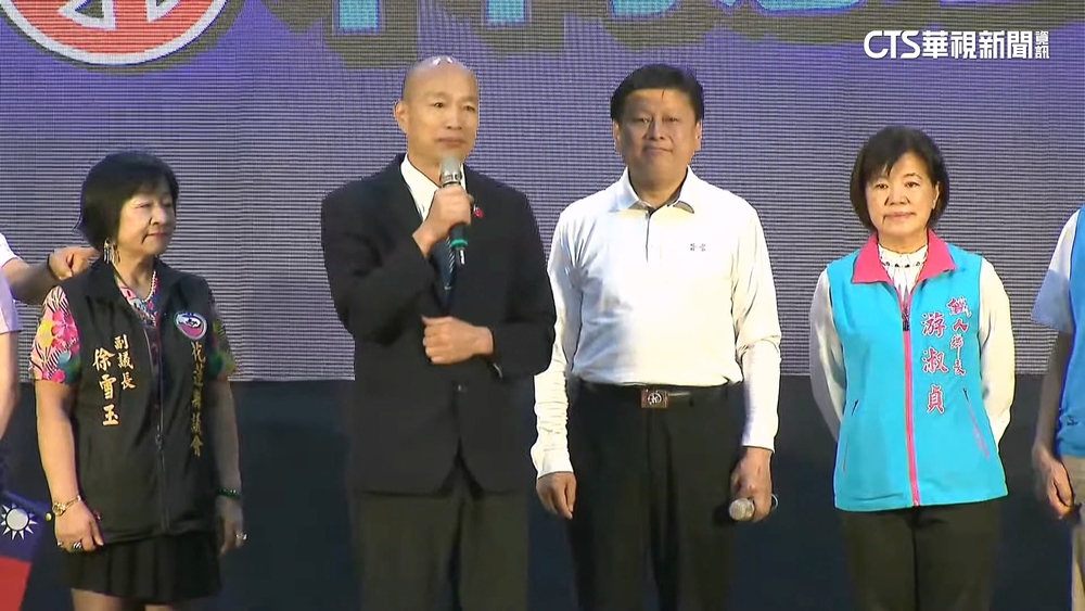 差很大？韓挺傅卻快閃.為「他」造勢1小時　洪孟楷低調