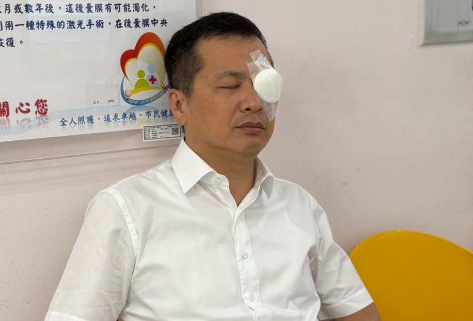 曝罷免期間眼睛腫痛　羅智強今緊急開刀！怒喊「可惡又缺德的賴清德」