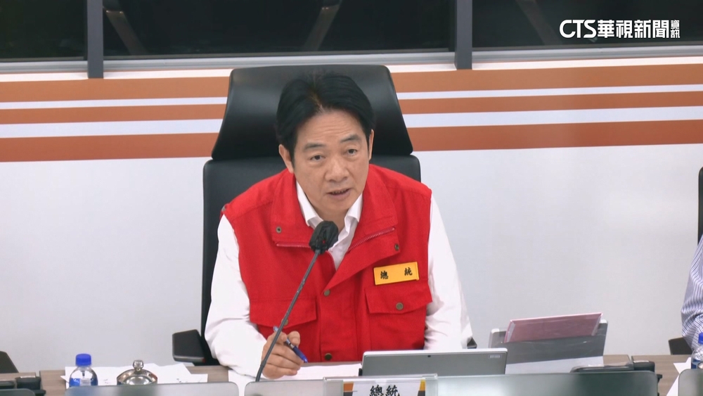 大罷免後首現身！　賴清德抵災變中心關心淹水災情