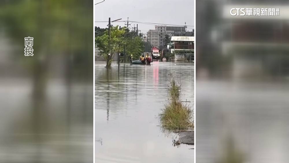 騎車冒險進入淹水區　南投57歲男滅頂身亡