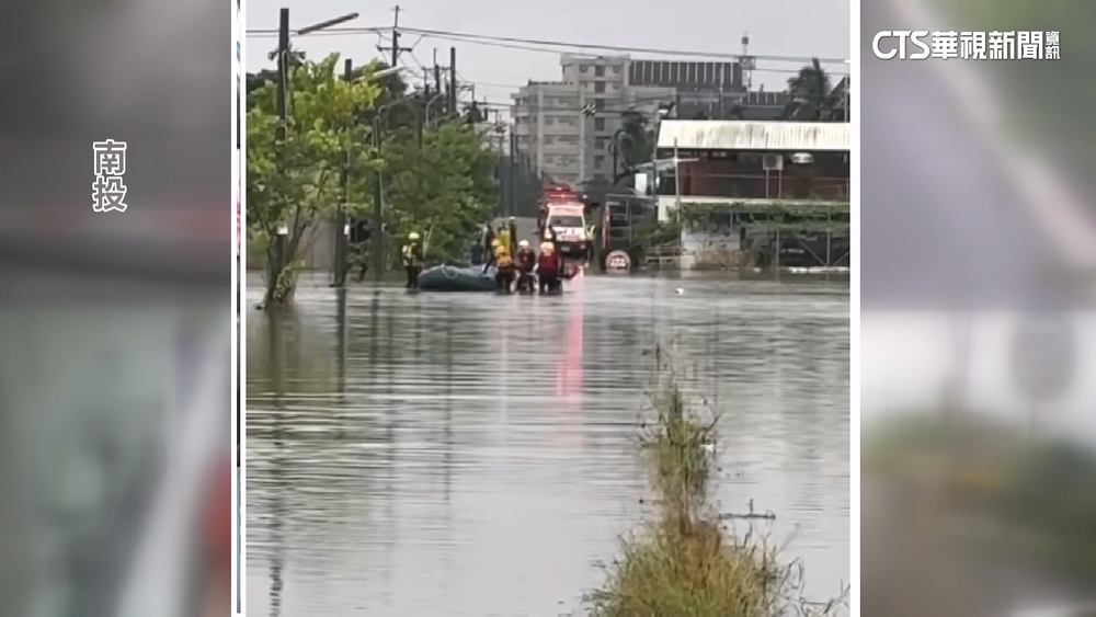南投豪雨！　騎車闖封鎖線衝入淹水區　5旬男滅頂亡