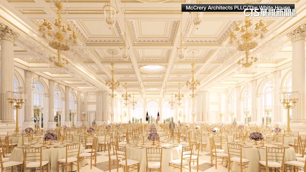 川普料砸2億美元建白宮宴會廳　逾一世紀來最大工程