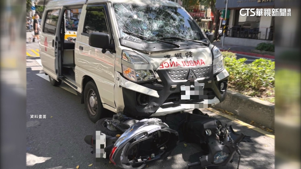 民間救護車無照撞死騎士！　家屬控駕駛「沒有一句道歉」