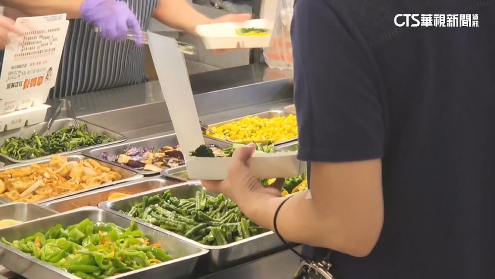 夾6菜+稀飯105元嫌太貴　男鬧自助餐店