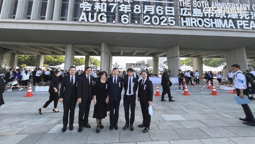 長崎原爆80週年紀念　台駐日代表首度應邀出席