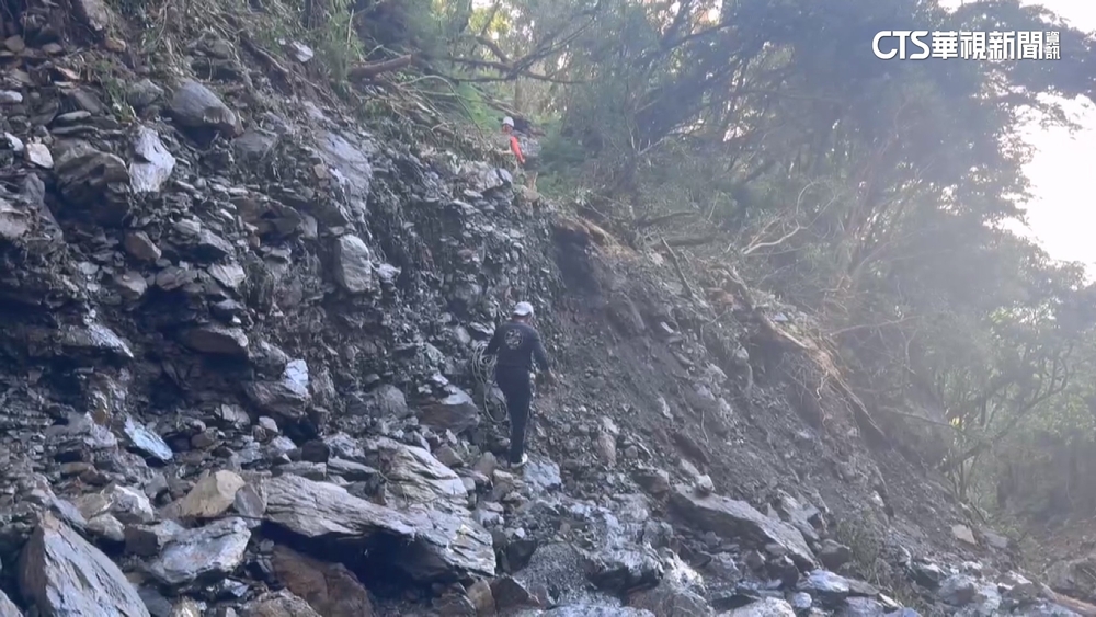 北大武山登山步道崩塌現況曝　年底前暫停開放