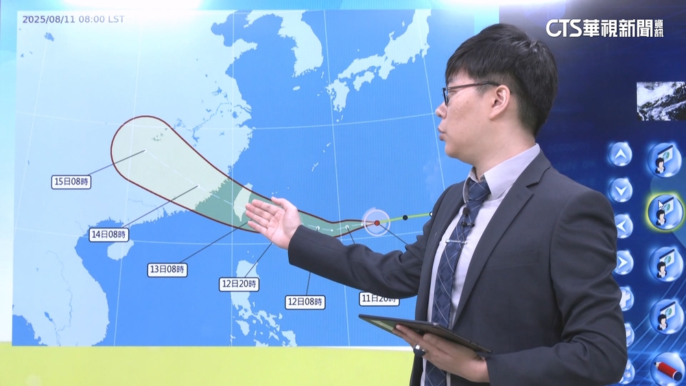 楊柳進逼！　宜花東首當其衝　週三放颱風假？