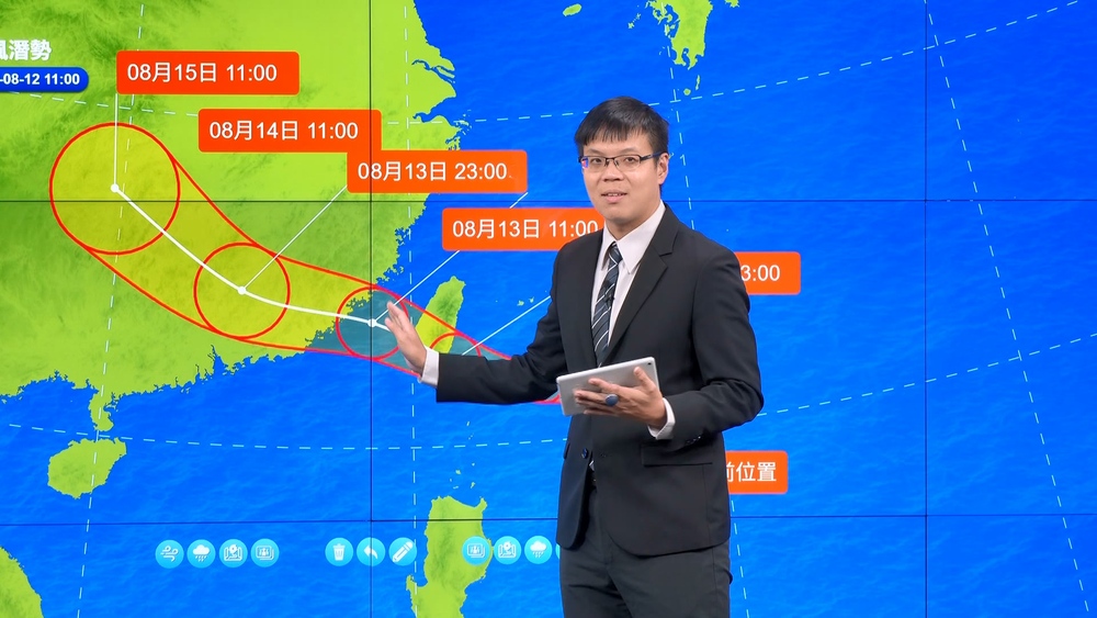 颱風楊柳持續逼近「預計下午發陸警」　首波警戒範圍「4縣市」