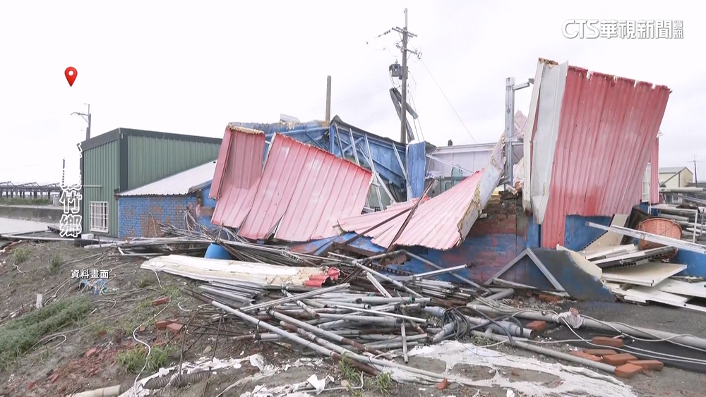 丹娜絲吹掀屋頂尚未復原...楊柳來襲義竹鄉居民無奈