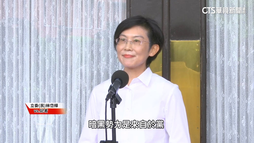 林岱樺指暗黑勢力結合檢調攻擊喊「戰到底」　同黨不回應