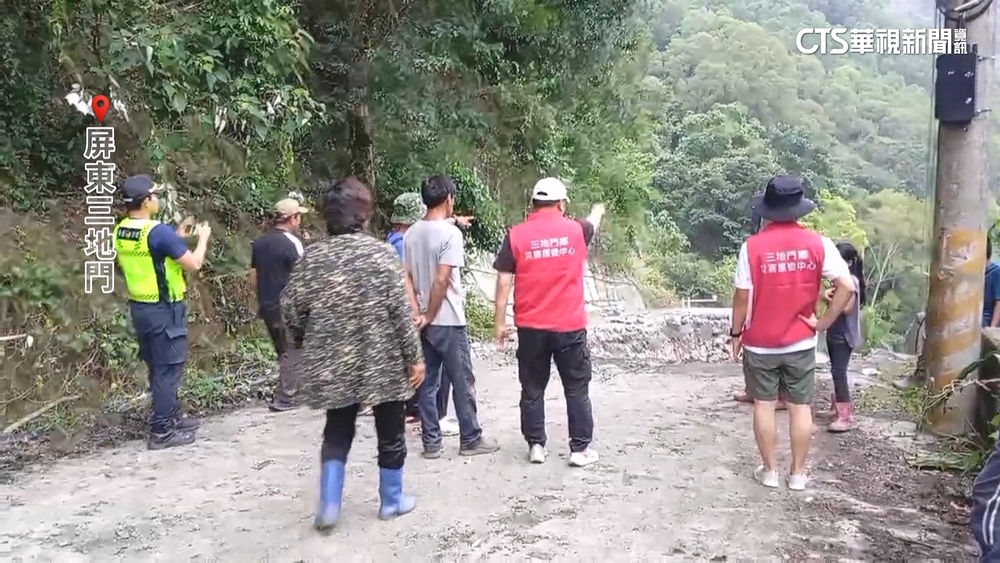 三地門大社村沿線柔腸寸斷　預警性撤離6戶16人