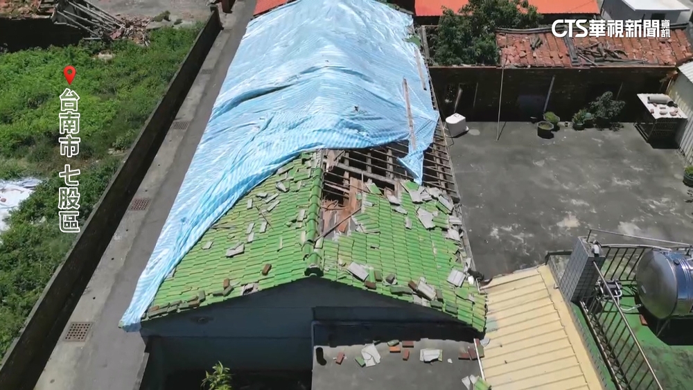 3颱風接踵而來！　台南七股帆布屋再度受創