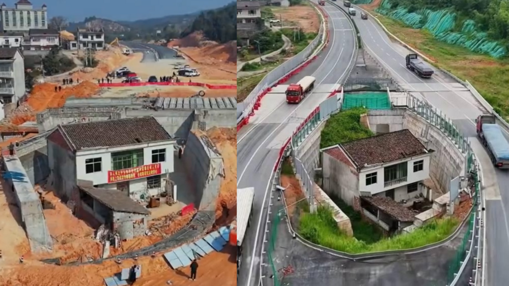 江西最強釘子戶「受不了噪音」搬走了　屋主後悔沒答應政府補償條件