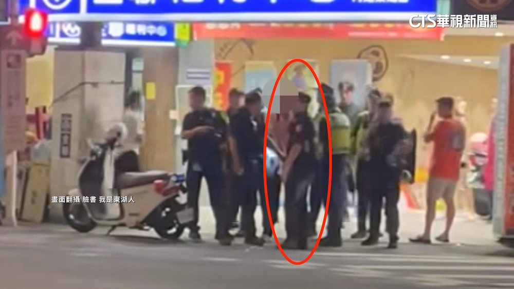 北市內湖驚魂！　男持利器逛超商.賣場　勇警奪刀遭劃傷