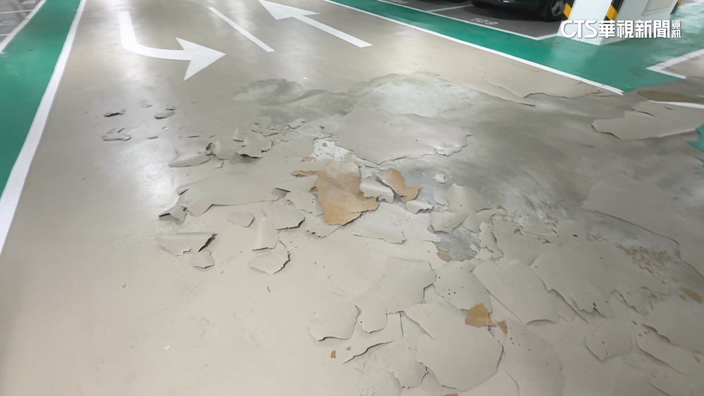 上億停車場"積水.地坪破"　交通局:要求9/24前修復