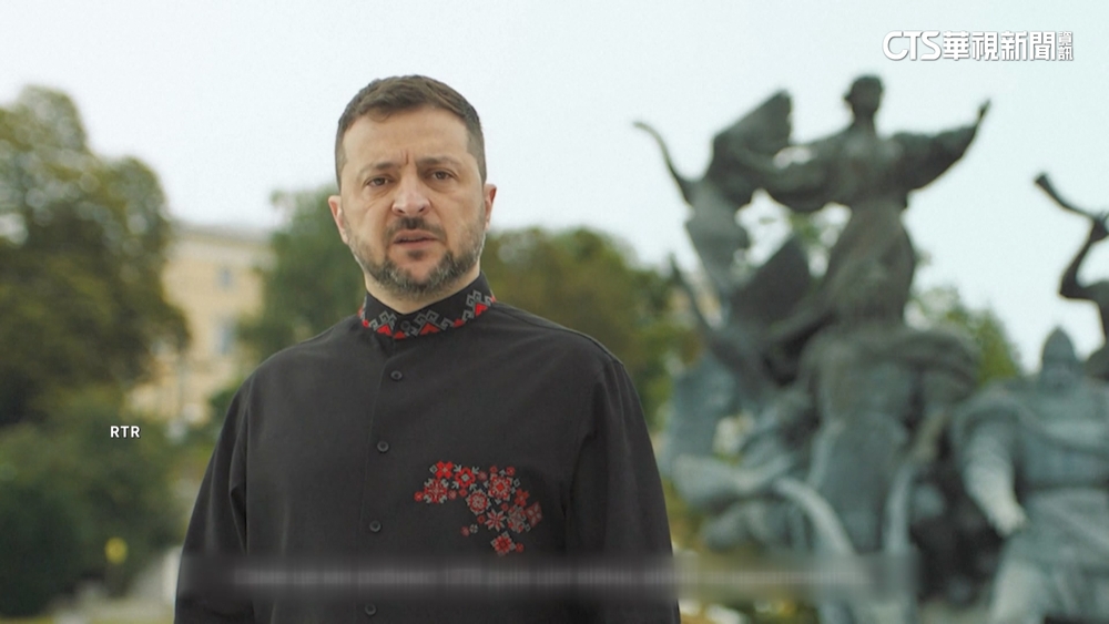 烏克蘭獨立34週年慶　澤倫斯基感謝川普寄賀函