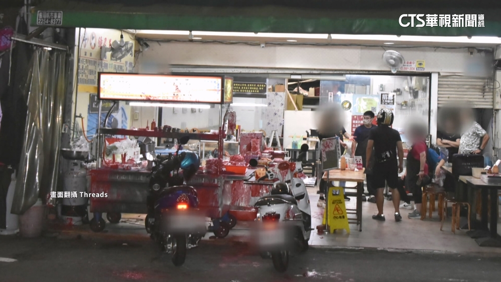 連鎖當歸鴨店遭潑漆.車撞！　少東欠債惹禍