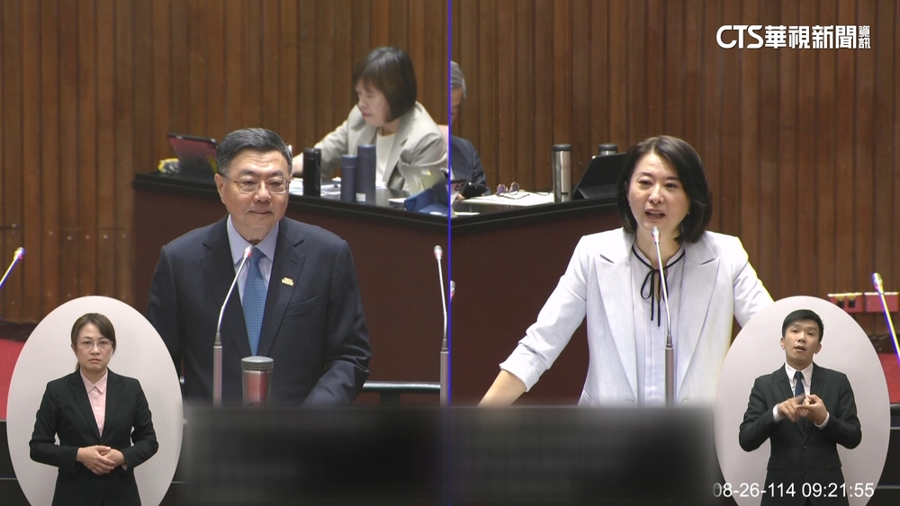 批「亂砍預算」造謠！王鴻薇摔預算書　卓揆：非造謠