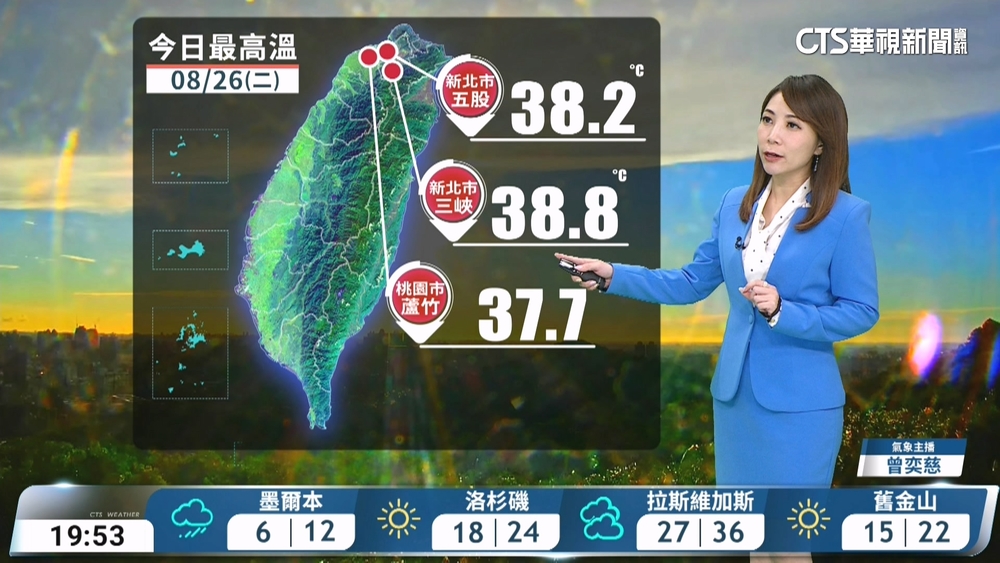 各地高溫炎熱　留意午後雷陣雨