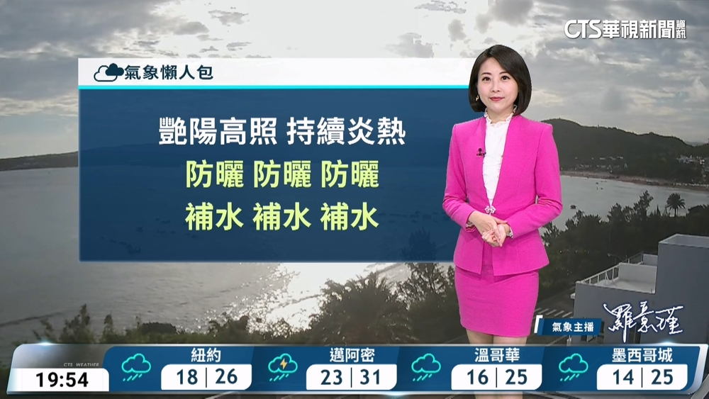 迎風面偶陣雨或雷雨　桃園以南留意午後雷陣雨