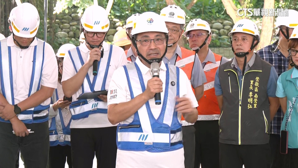 捷運三鶯線進度93%　侯友宜視察工程盼年底如期完工
