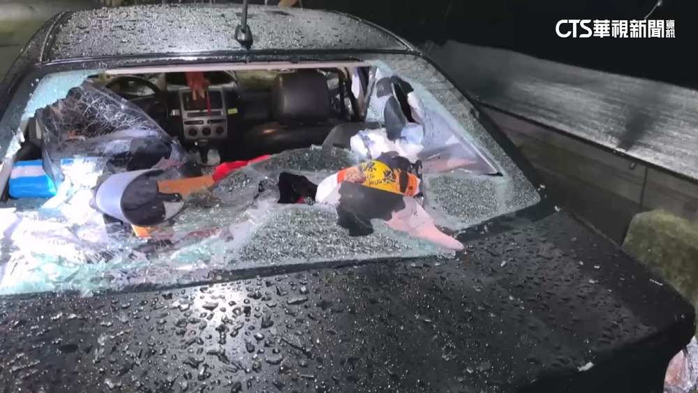 台中惡煞凌晨砸車傷人　1人多處撕裂傷送醫