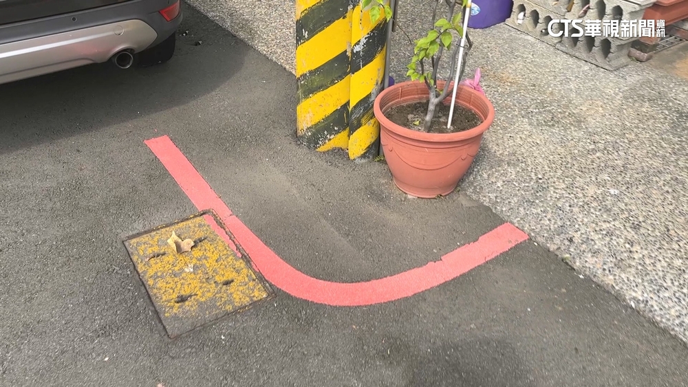 7路口轉角「超迷你紅線」僅1公尺　公所：不合規定將塗銷