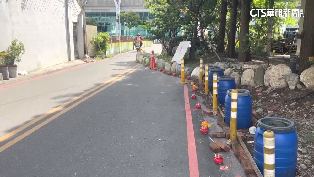 不滿公所徵地進度　地主掏腰包點酥油燈大道
