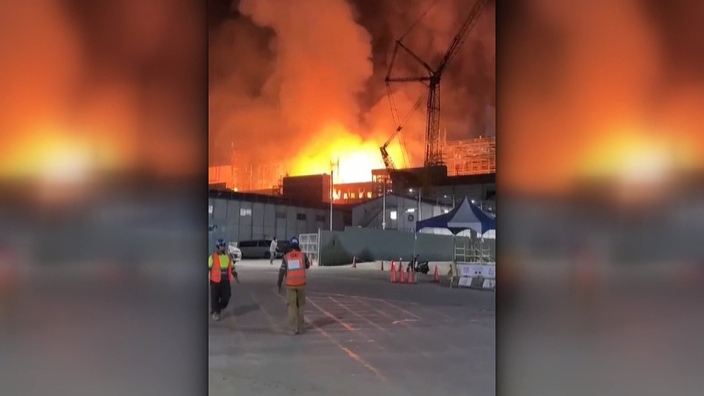 興達電廠火警！台電董座曾文生：天然氣外洩導致