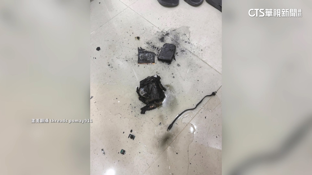 搭高鐵行充爆炸害3人傷　警：公共危險罪偵辦