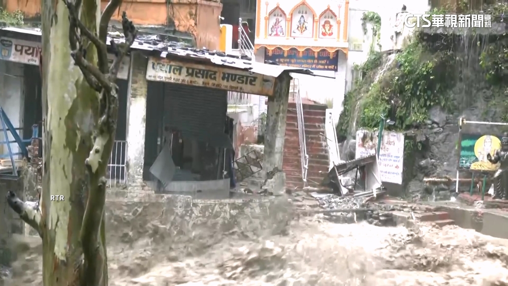 印度北部暴雨釀洪水　已知13死16人失蹤