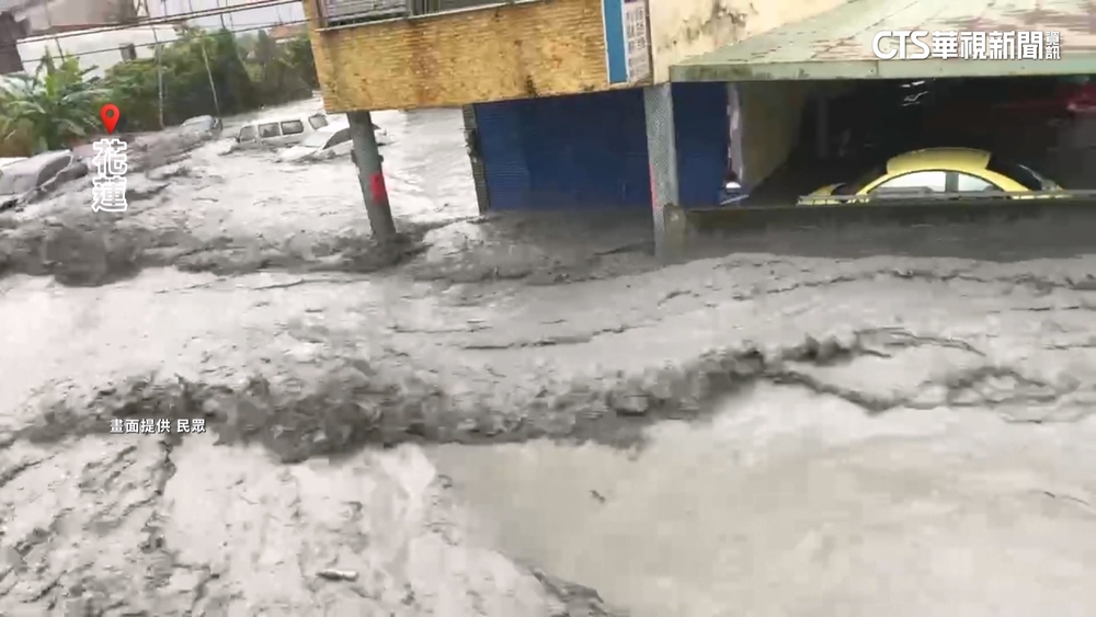 馬太鞍溪橋斷裂.洪水淹光復鄉　華視直擊第一線