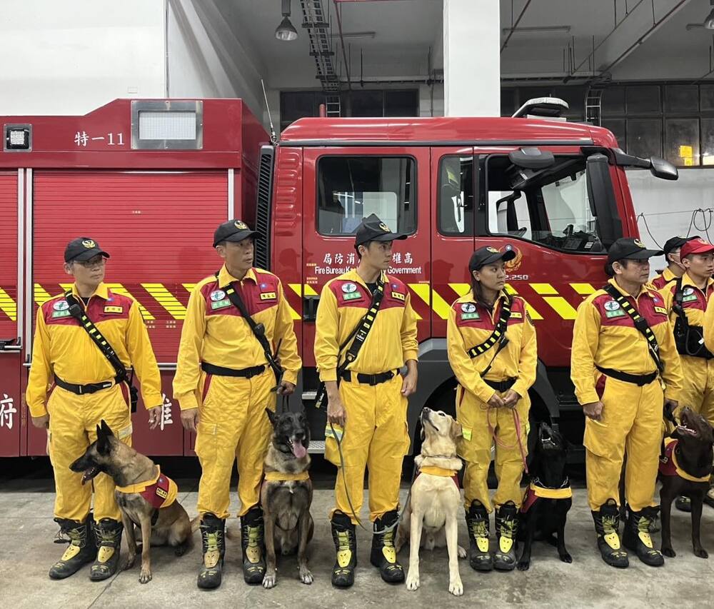 高雄汪汪隊立功「花蓮救出4人4狗」　民眾想捐罐罐　搜救犬馴養小組：會再告知管道