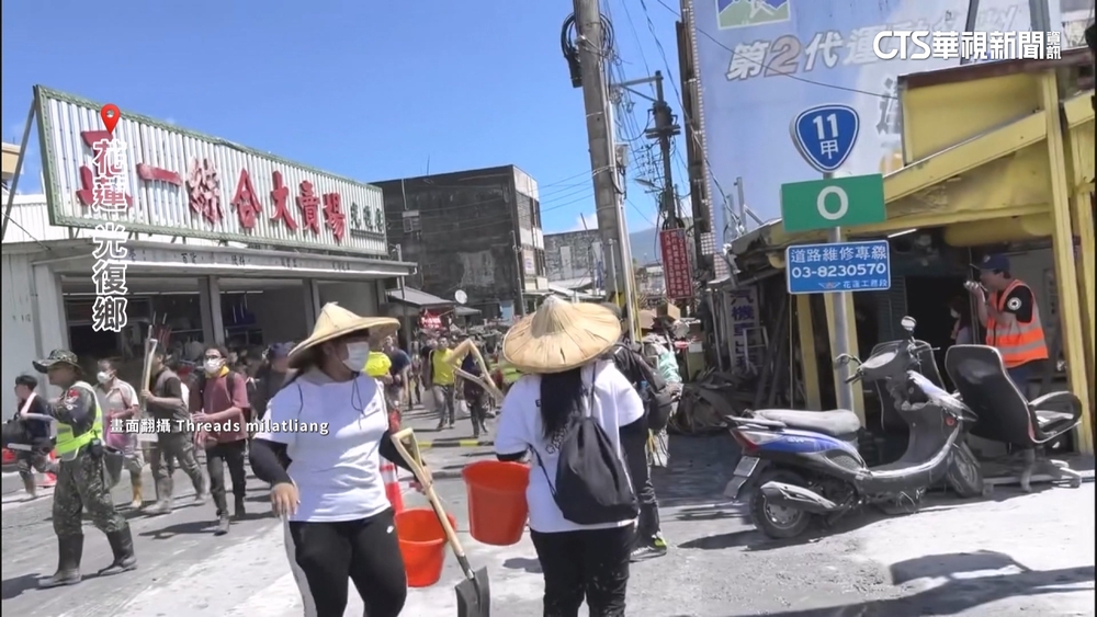又傳溢流？災民.志工倉皇逃命　水利署：引流.勿恐慌