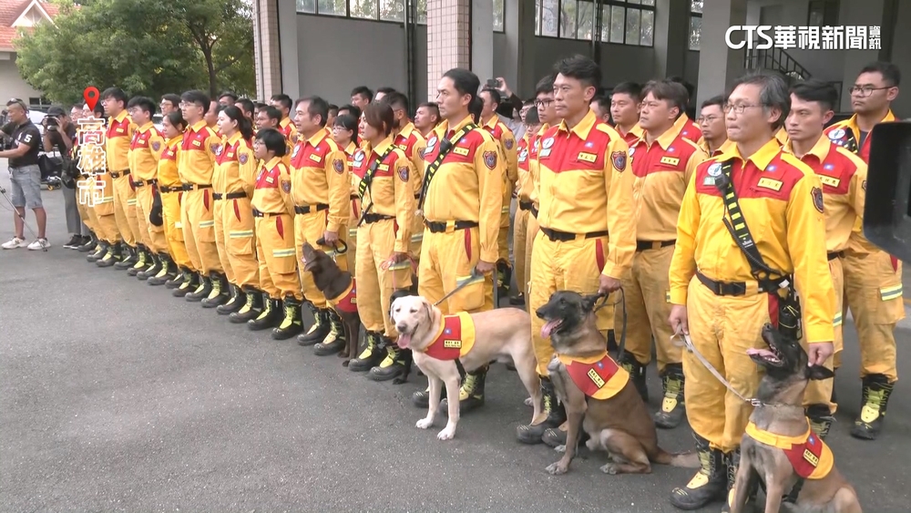 5天救災辛苦了！陳其邁親迎特搜隊　宣布公假補休2天