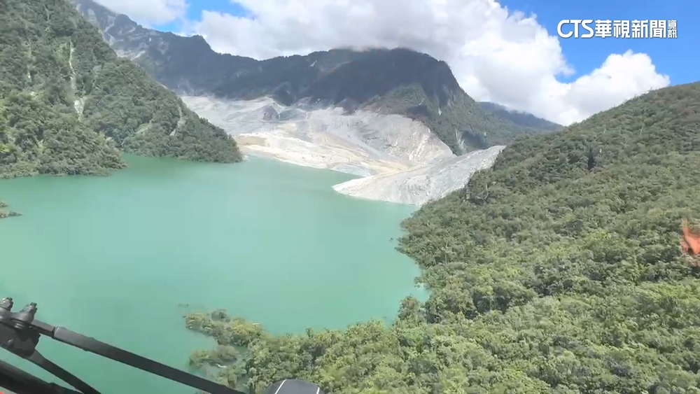 馬太鞍溪堰塞湖現況　學者估暫無崩塌風險　今裝監控